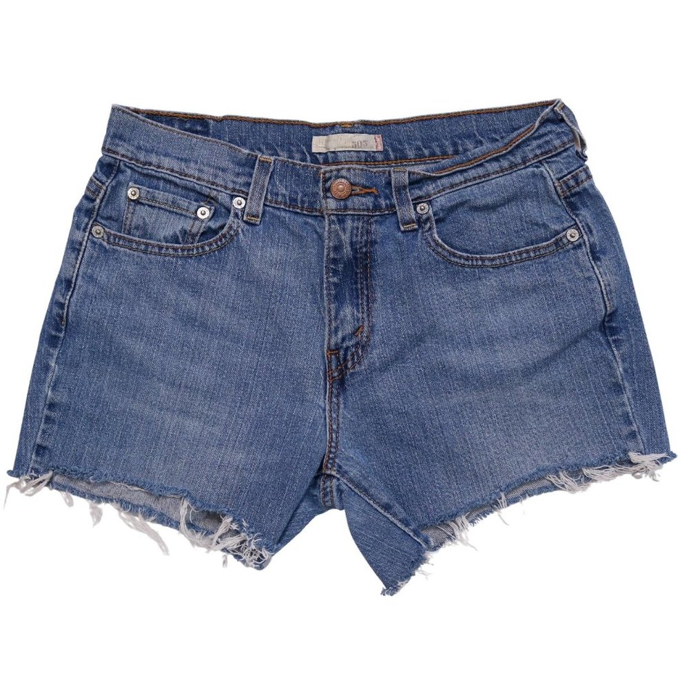 Levi's 505 Straight Leg Cut-Off Shorts Denim Jean Shorts
